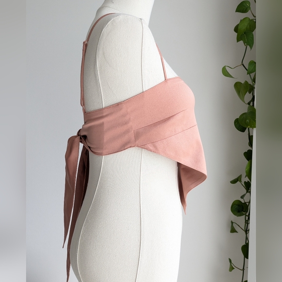 Danielle Bernstein Satin Scarf Tank - Picture 4 of 10